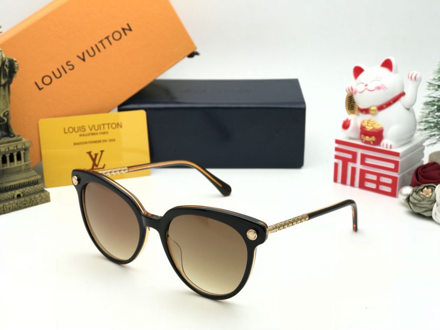 KÍNH MẮT NỮ LOUIS VUITTON HOT GIRL - LV6116 BLACK BROWN