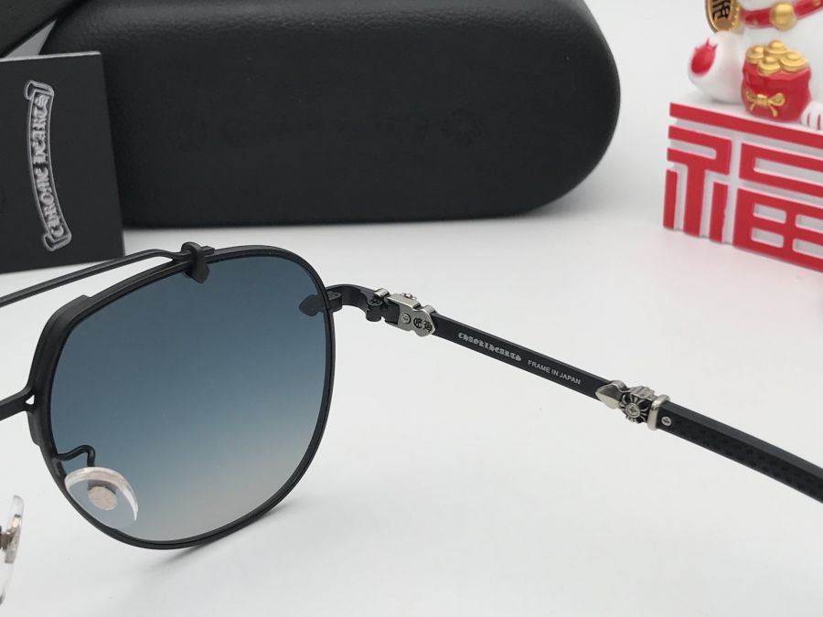 KÍNH MẮT THỜI TRANG CAO CẤP CHROME HEARTS NEW 2019 - GRITT BLACK BLUE