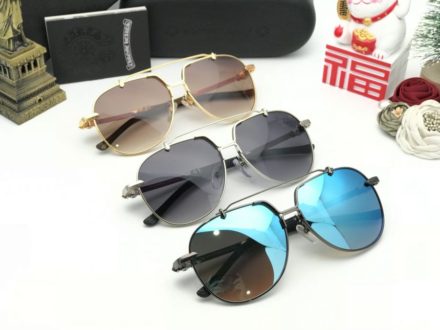 KÍNH MẮT THỜI TRANG CAO CẤP CHROME HEARTS NEW 2019 - GRITT BLUE LENS