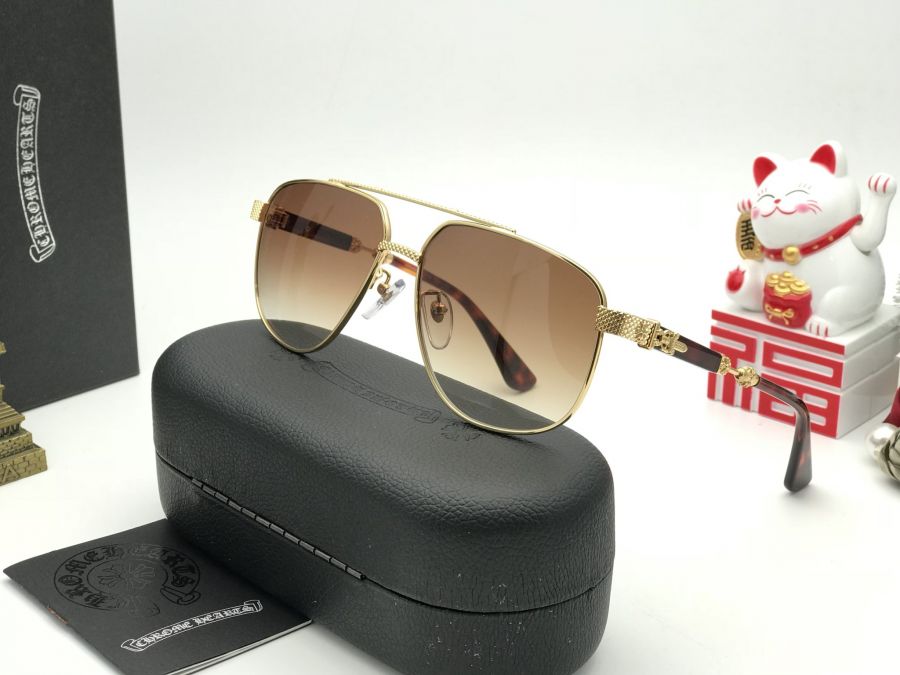 KÍNH MẮT THỜI TRANG CAO CẤP CHROME HEARTS NEW 2019 - PROB-L BROWN