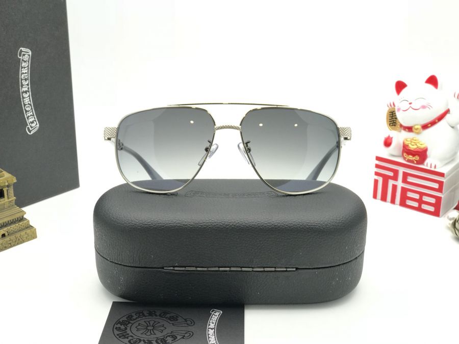 KÍNH MẮT THỜI TRANG CAO CẤP CHROME HEARTS NEW 2019 - PROB-L SILVER BLACK