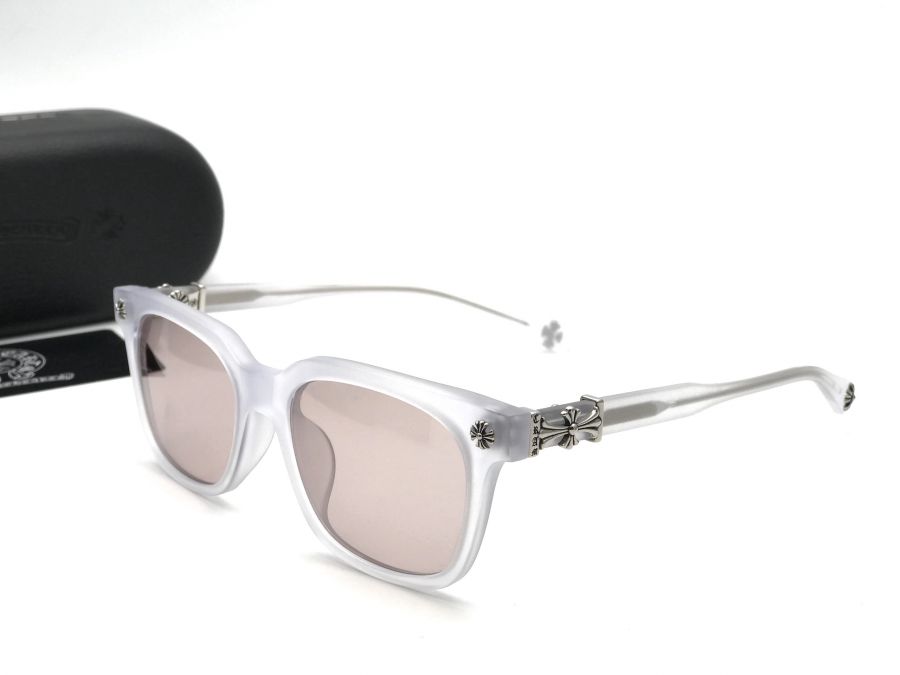 KÍNH MẮT CHROME HEARTS CAO CẤP - CHROME HEARTS COX UCKER - WHITE AND ROSE LENS