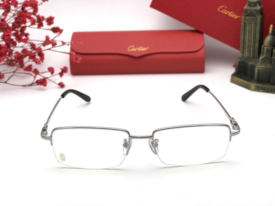 GỌNG KÍNH CẬN CARTIER TITANIUM 23KGP - T8100687 SILVER