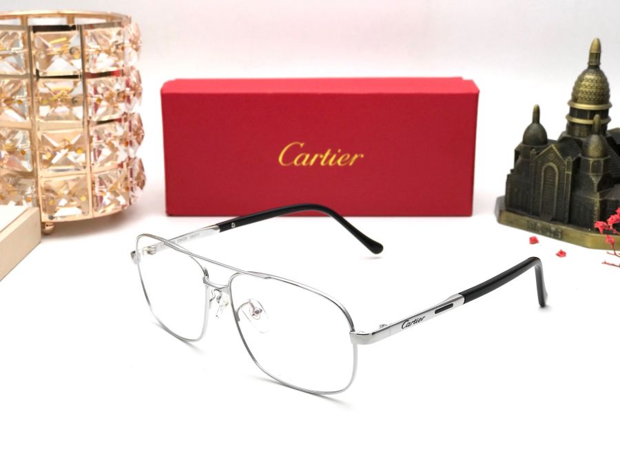 GỌNG KÍNH CAO CẤP CARTIER TITANIUM - T8200939 SILVER