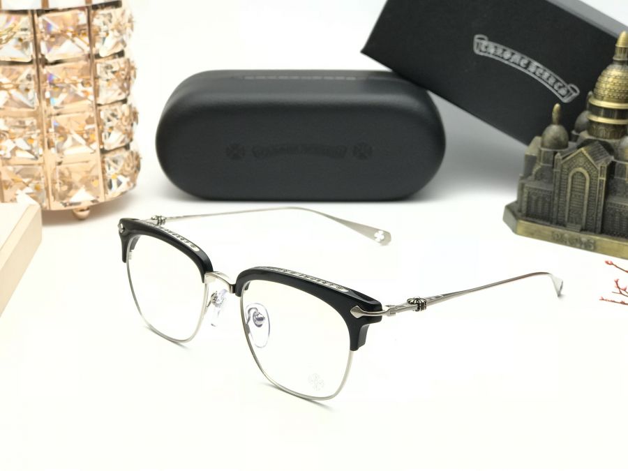 GỌNG KÍNH CẬN CHROME HEARTS CAO CẤP - CHROME HEARTS SLUNTRADICTION SILVER