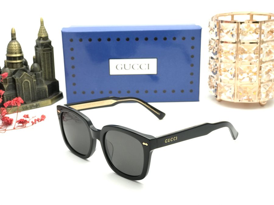 KÍNH THỜI TRANG UNISEX CAO CẤP GUCCI - GUCCI GG0181S BLACK