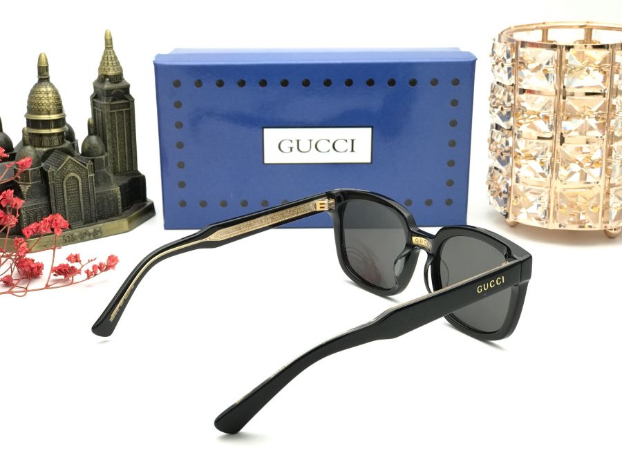 KÍNH THỜI TRANG UNISEX CAO CẤP GUCCI - GUCCI GG0181S BLACK