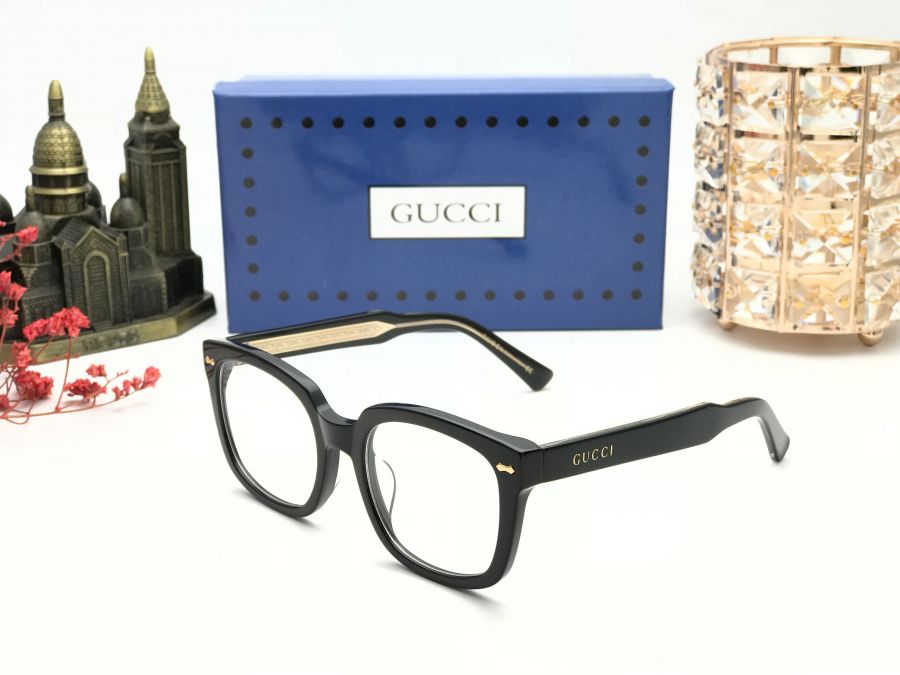 KÍNH THỜI TRANG UNISEX CAO CẤP GUCCI - GUCCI GG0181S BLACK WHITE