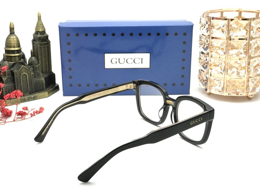 KÍNH THỜI TRANG UNISEX CAO CẤP GUCCI - GUCCI GG0181S BLACK WHITE