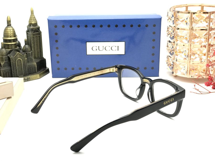 KÍNH THỜI TRANG UNISEX CAO CẤP  GUCCI - GUCCI GG0182S BLACK