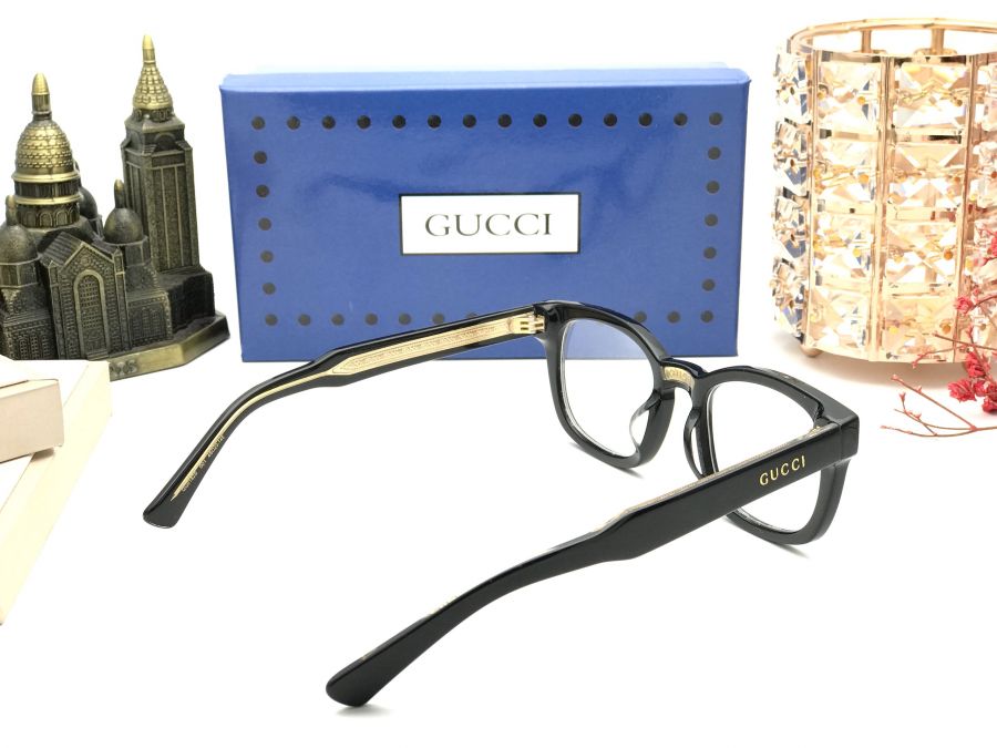 KÍNH THỜI TRANG UNISEX CAO CẤP  GUCCI - GUCCI GG0182S BLACK