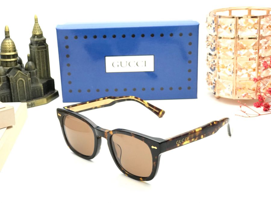 KÍNH THỜI TRANG UNISEX CAO CẤP GUCCI - GUCCI GG0182S BROWN