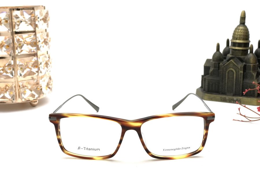 GỌNG KÍNH CẬN CAO CẤP ERMENEGILDO ZEGNA B-TITANIUM - ERMENEGILDO ZEGNA EZ5052F BROWN