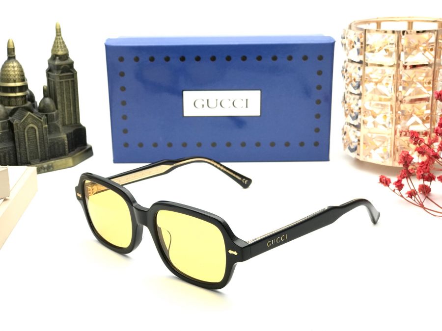 KÍNH THỜI TRANG UNISEX CAO CẤP GUCCI - GUCCI GG0072S YELLOW