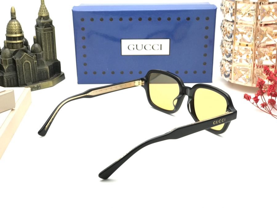 KÍNH THỜI TRANG UNISEX CAO CẤP GUCCI - GUCCI GG0072S YELLOW