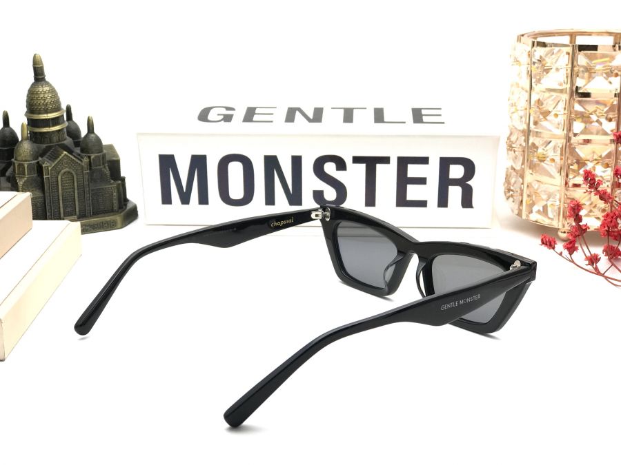 KÍNH THỜI TRANG NỮ CAO CẤP GENTLE MONSTER - GENTLE MONSTER CHAPSSAL BLACK SILVER LENS