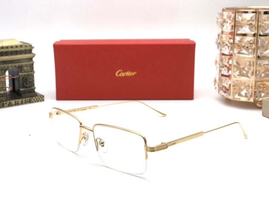 GỌNG KÍNH CẬN CAO CẤP CARTIER TITANIUM - CARTIER CT00120 GOLD