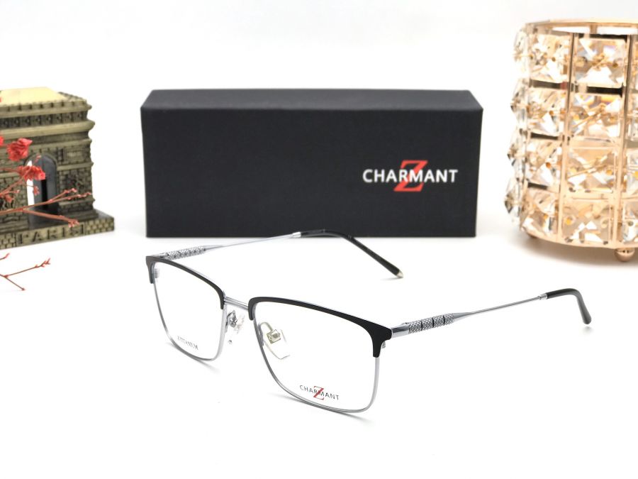 GỌNG KÍNH CẬN CAO CẤP CHARMANT Z TITANIUM - CHARMANT ZT19914 SILVER