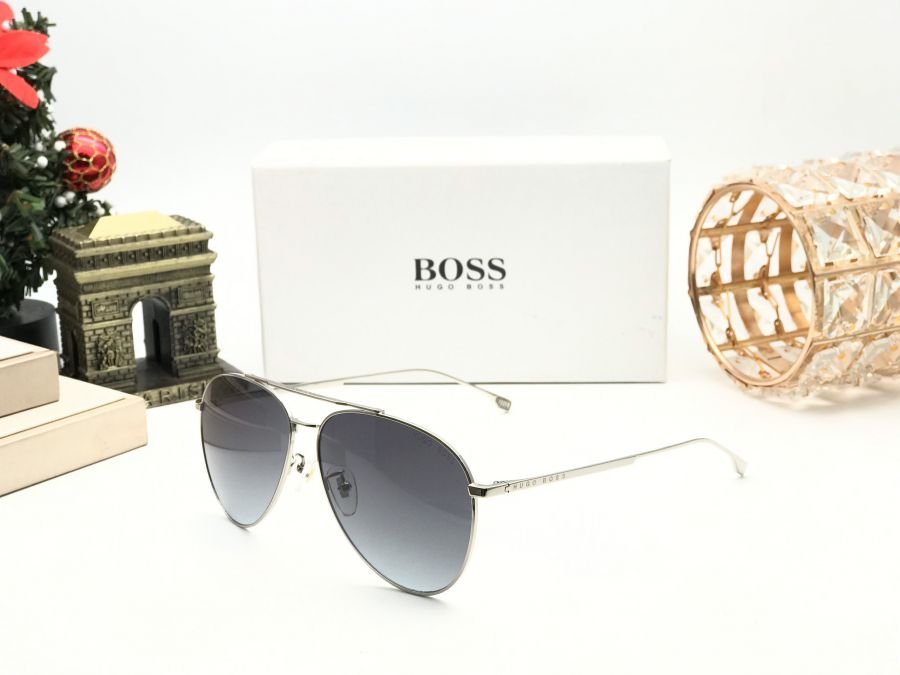 KÍNH THỜI TRANG NAM CAO CẤP BOSS - BOSS 1068 SILVER BLACK