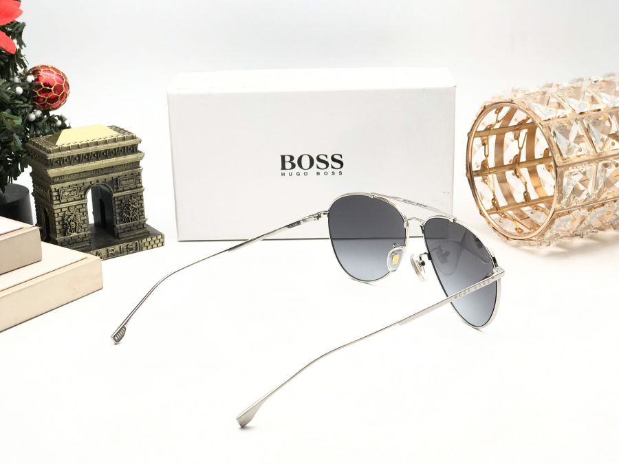 KÍNH THỜI TRANG NAM CAO CẤP BOSS - BOSS 1068 SILVER BLACK