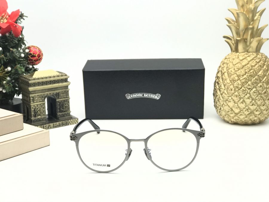 GỌNG KÍNH CẬN CAO CẤP CHROME HEARTS TITANIUM - CHROME HEARTS MORNING SHAKE SILVER