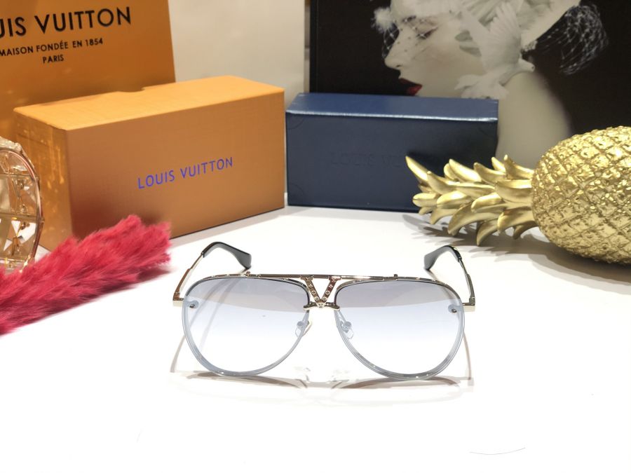 KÍNH MẮT NAM CAO CẤP NEW LOUIS VUITTON - LOUIS VUITTON Z0928 SILVER LENS