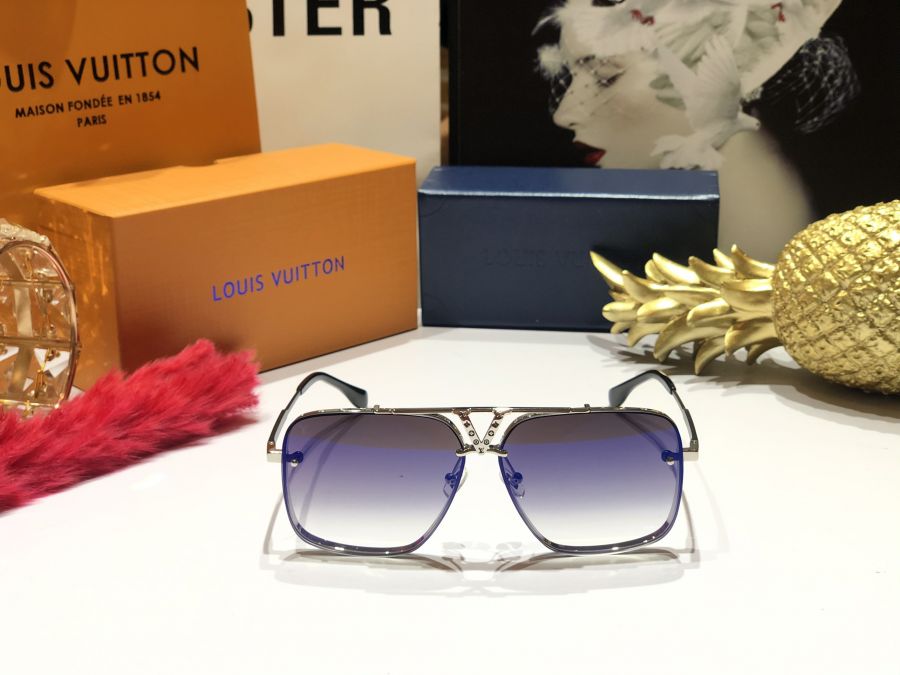 KÍNH MẮT NAM CAO CẤP NEW LOUIS VUITTON - LOUIS VUITTON Z0929 BLUE LENS