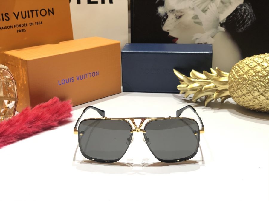 KÍNH MẮT NAM CAO CẤP NEW LOUIS VUITTON - LOUIS VUITTON Z0929 GOLD BLACK