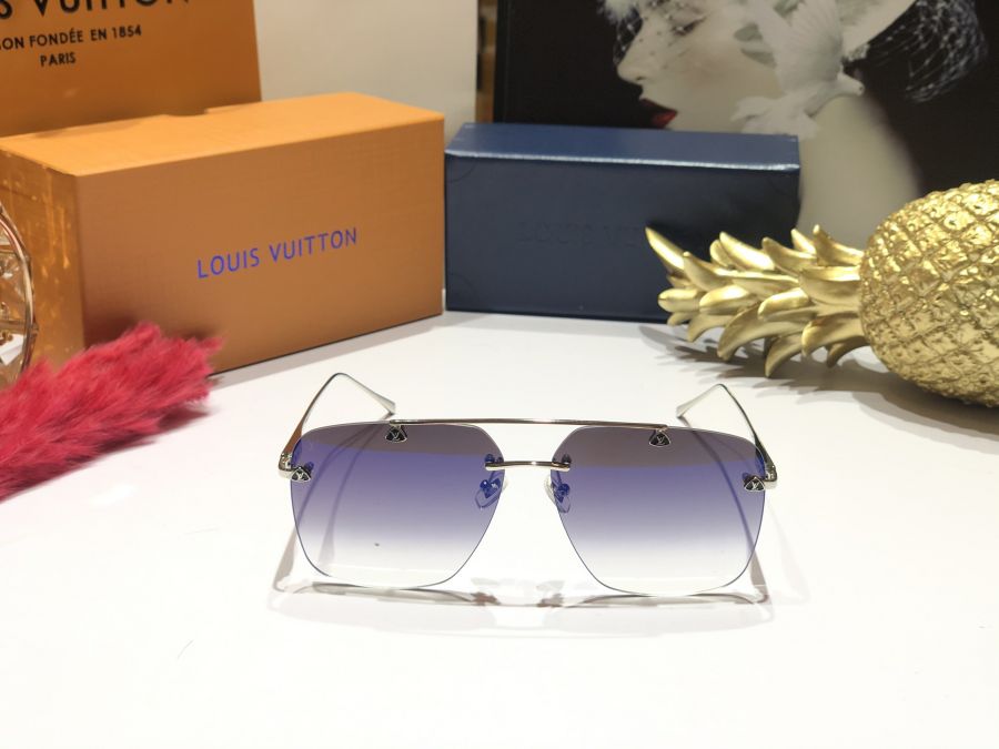 KÍNH MẮT NAM CAO CẤP NEW LOUIS VUITTON - LOUIS VUITTON Z0889 BLUE LENS