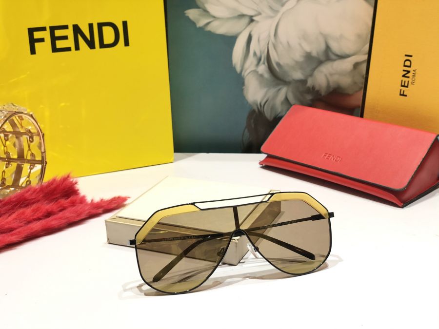 KÍNH MẮT NỮ THỜI TRANG CAO CẤP FENDI NEW 2020 - FF03399/S GOLD MIRROR