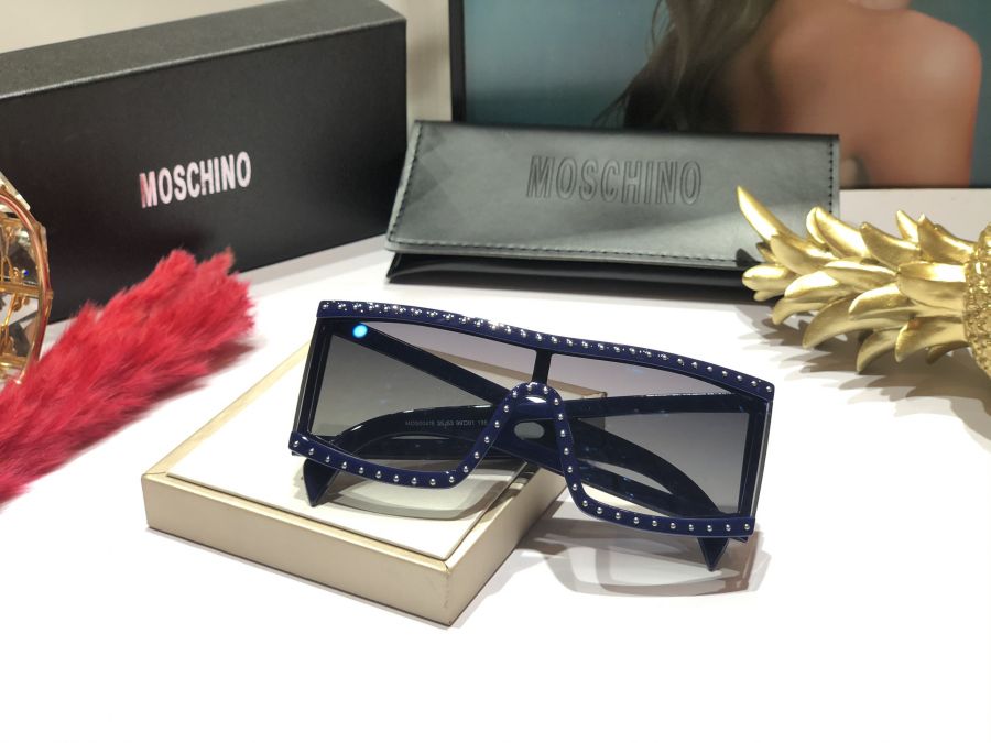 KÍNH MẮT NỮ THỜI TRANG CAO CẤP MOSCHINO - MOSCHINO MOS004/S BLUE