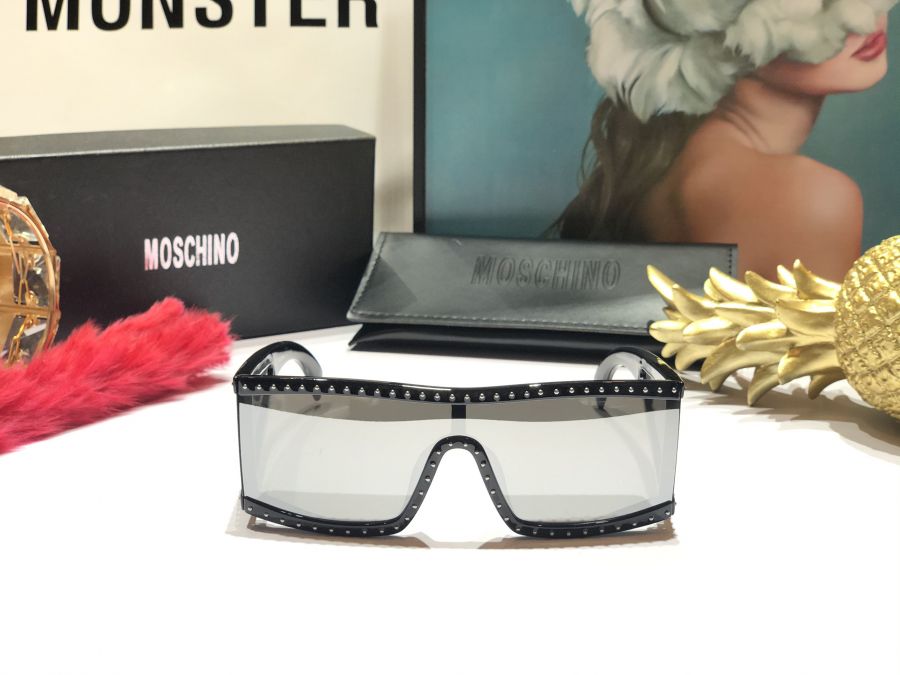 KÍNH MẮT NỮ THỜI TRANG CAO CẤP MOSCHINO - MOSCHINO MOS004/S SILVER LENS