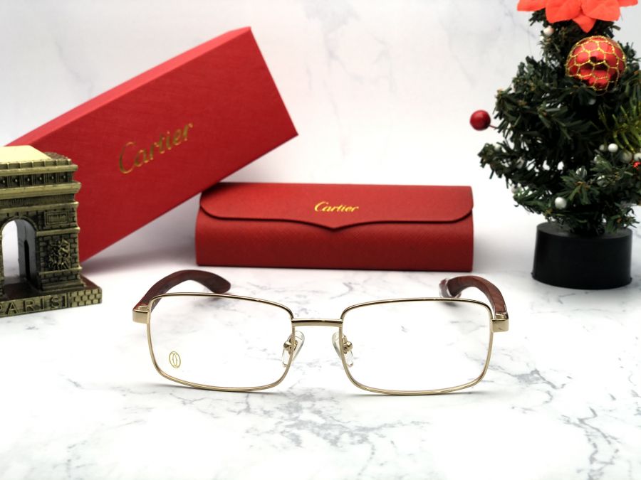 GỌNG KÍNH CARTIER TITANIUM - CARTIER T8101024 GOLD