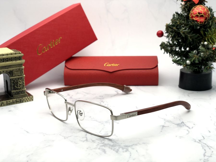 GỌNG KÍNH CARTIER TITANIUM - CARTIER T8101024 SILVER