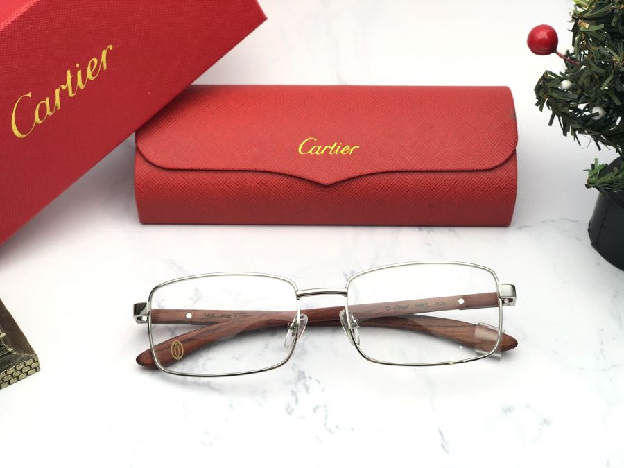 GỌNG KÍNH CARTIER TITANIUM - CARTIER T8101024 SILVER