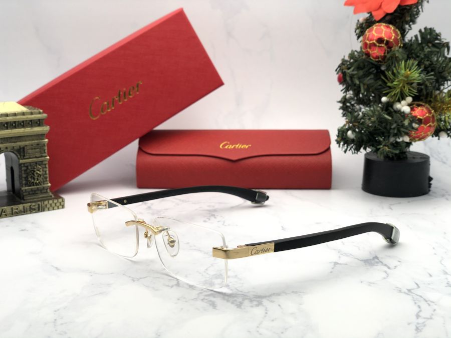 GỌNG KÍNH CARTIER TITANIUM - CARTIER T8101027 GOLD