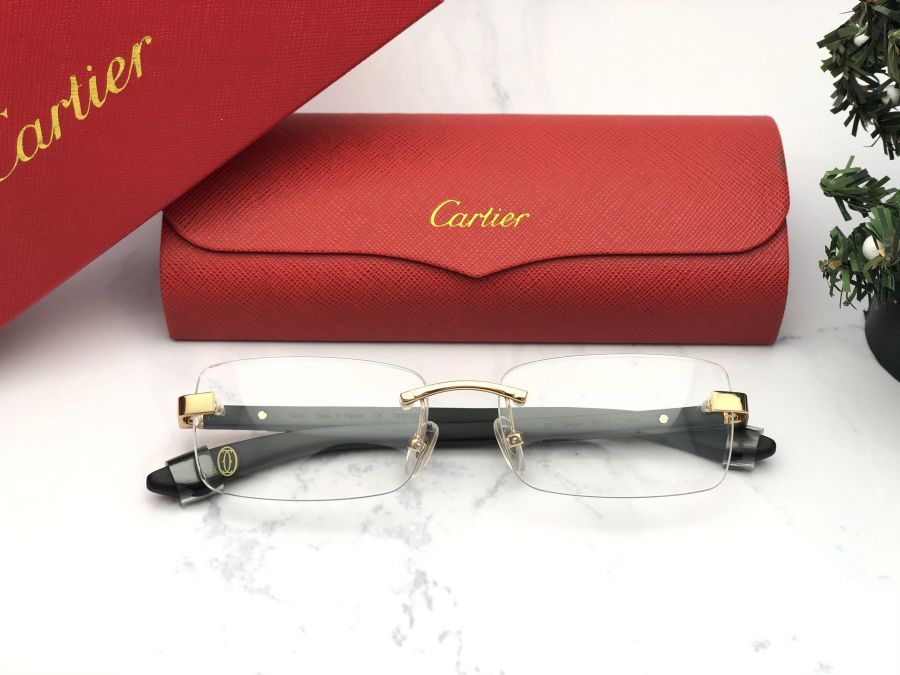 GỌNG KÍNH CARTIER TITANIUM - CARTIER T8101027 GOLD