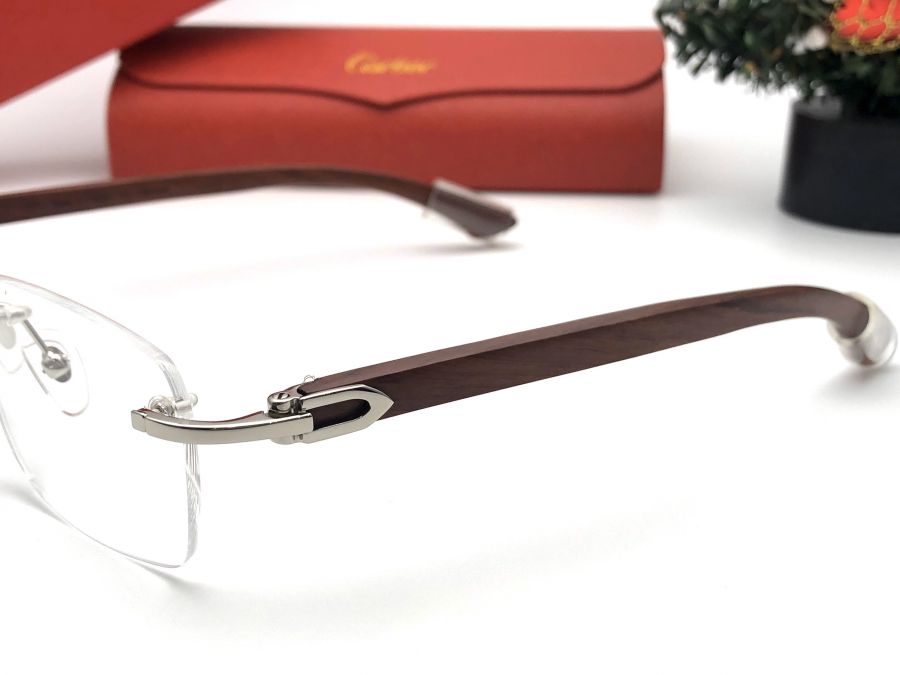 GỌNG KÍNH CARTIER TITANIUM - CARTIER T8101030 SILVER