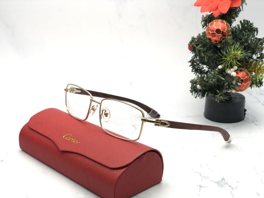 GỌNG KÍNH CARTIER TITANIUM - CARTIER T8101032 GOLD