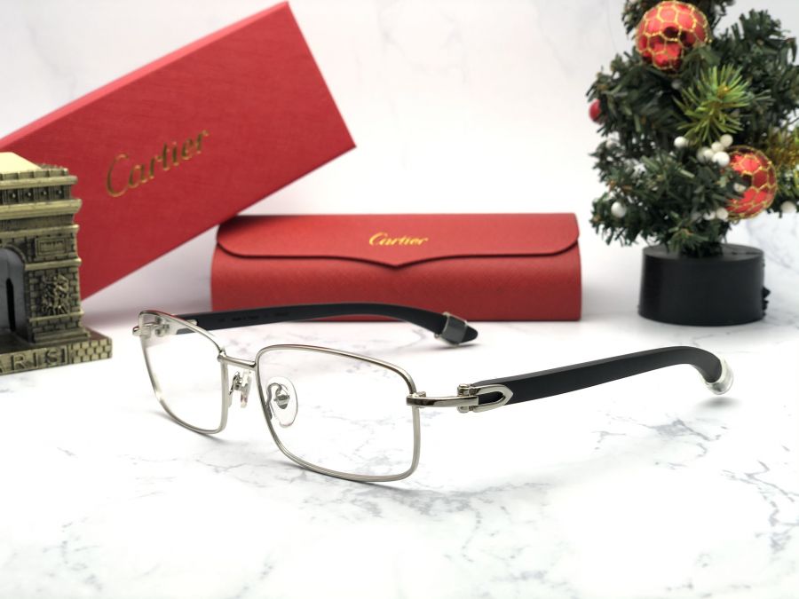 GỌNG KÍNH CARTIER TITANIUM - CARTIER T8101032 SILVER