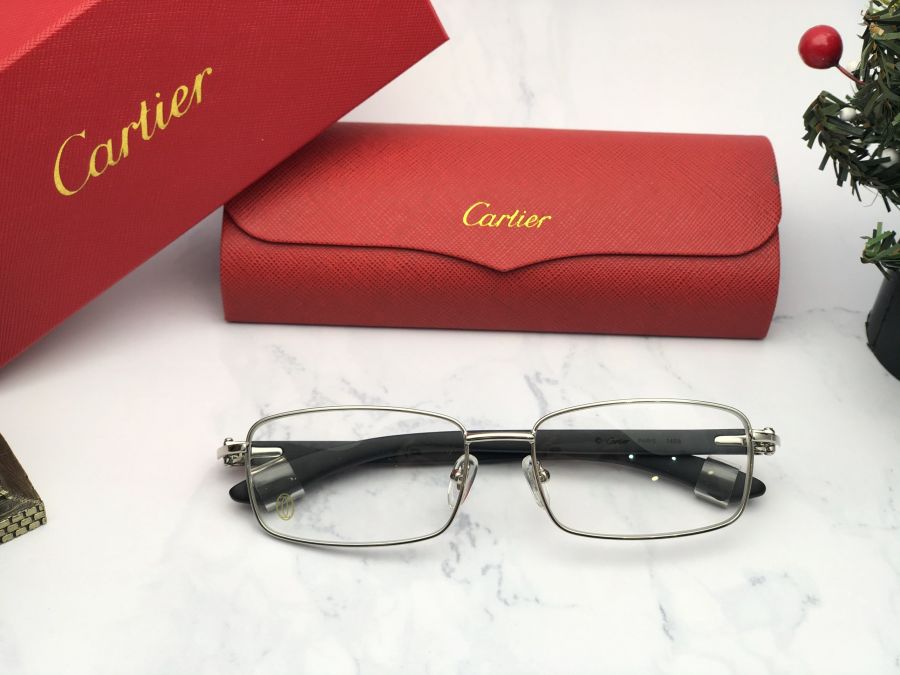 GỌNG KÍNH CARTIER TITANIUM - CARTIER T8101032 SILVER
