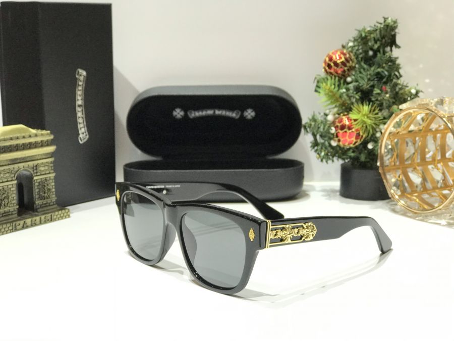 KÍNH NAM CAO CẤP CHROME HEARTS - CHROME HEARTS INSTAGAMS GOLD BLACK