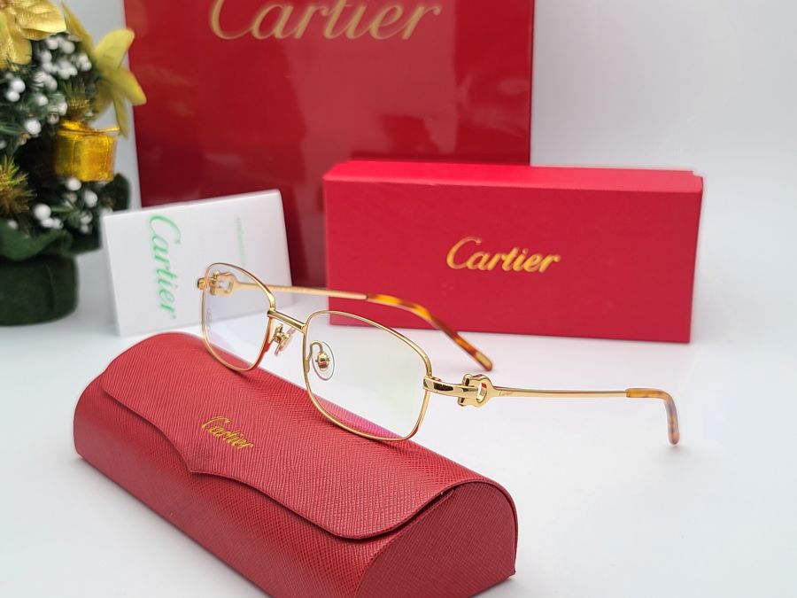 GỌNG KÍNH CARTIER TITAN CAO CẤP - CARTIER CT00500 GOLD