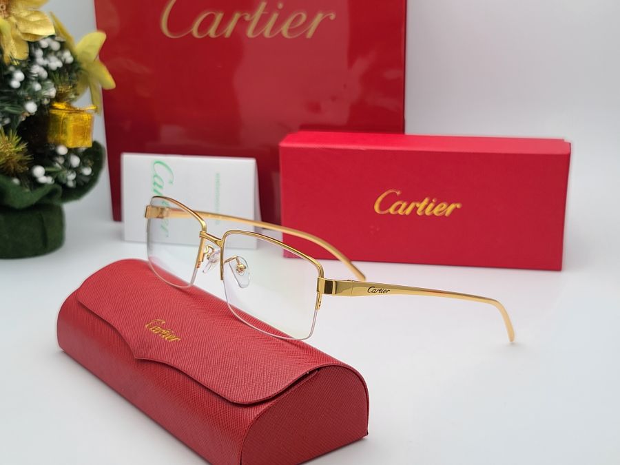 GỌNG KÍNH CARTIER TITAN CAO CẤP - CARTIER T8200644 GOLD