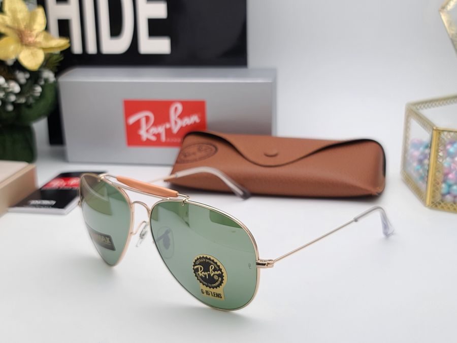 KÍNH RAYBAN 3 CẦU AVIATOR CHROMAX - CHROMAX GREEN LENS