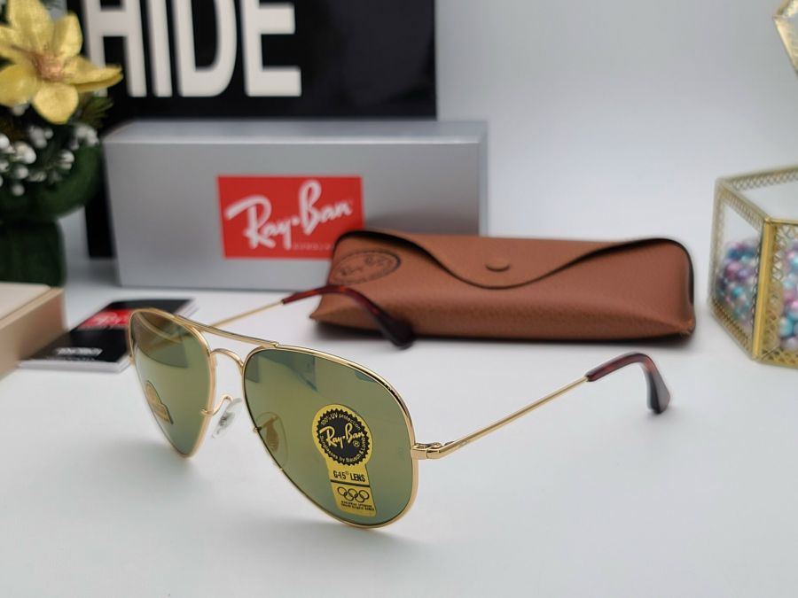 KÍNH RAYBAN AVIATOR DIAMOND HARD - DIAMOND HARD GOLD MIRROR