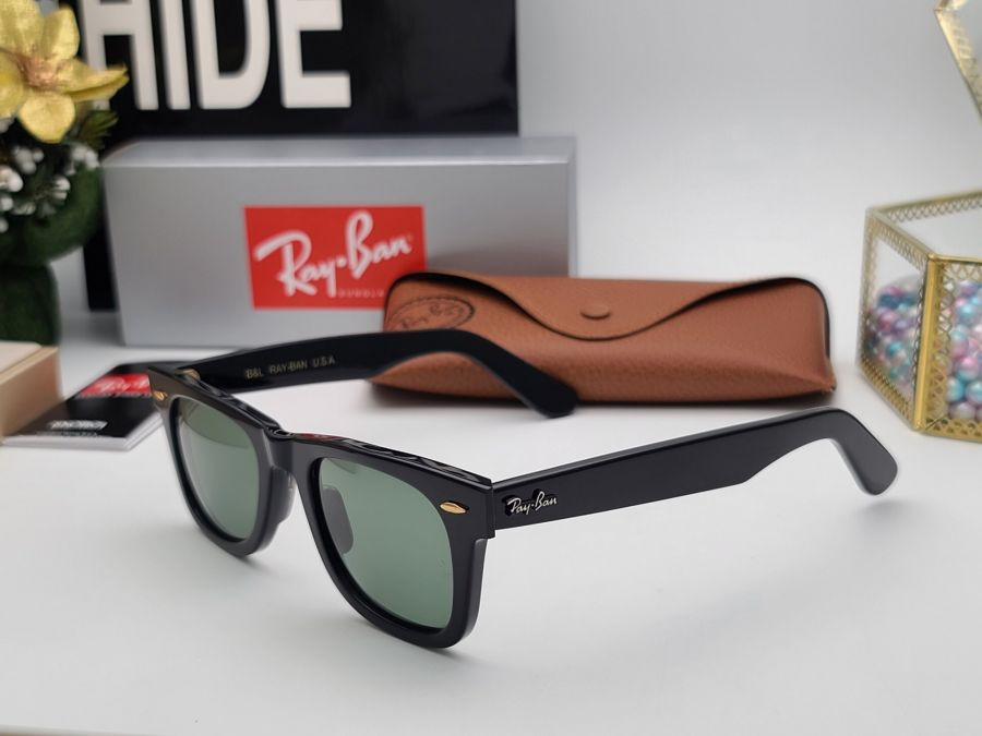 KÍNH RAYBAN MỸ WAYFARER II - B&L RAY-BAN USA BLACK ( SIZE 58 )