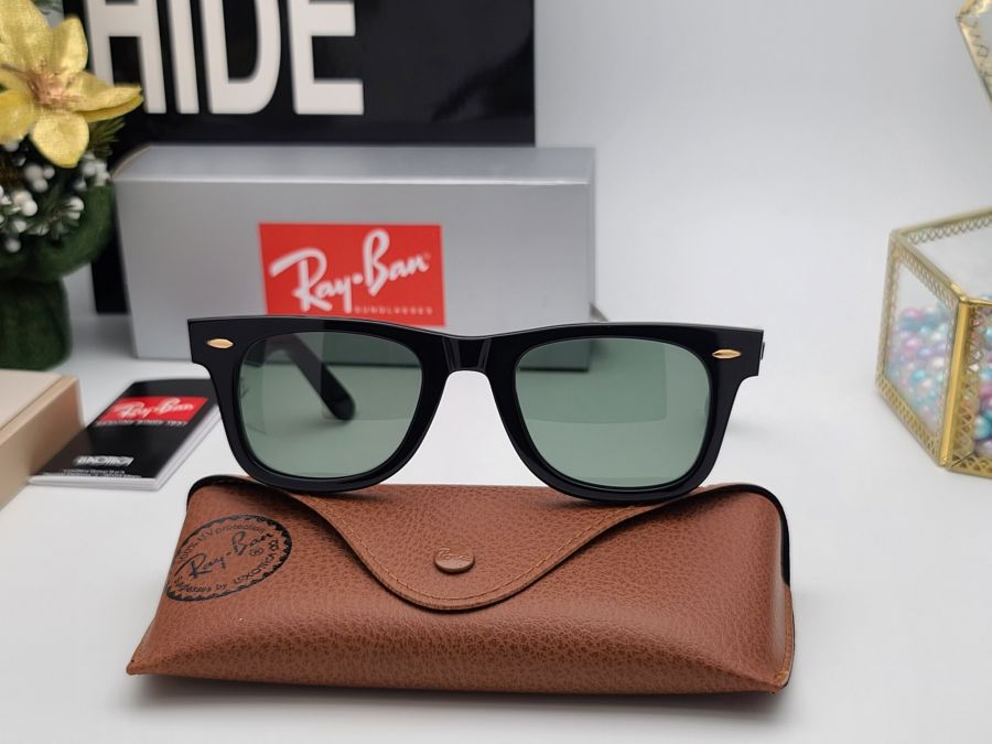 KÍNH RAYBAN MỸ WAYFARER II - B&L RAY-BAN USA BLACK ( SIZE 58 )