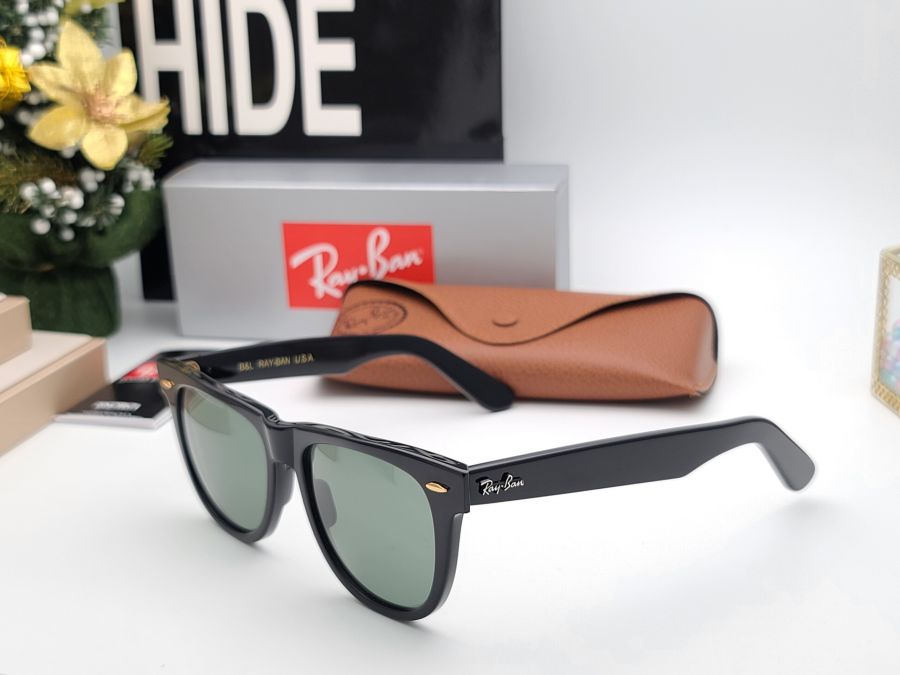 KÍNH RAYBAN MỸ WAYFARER II - B&L RAY-BAN USA BLACK ( SIZE 62 )