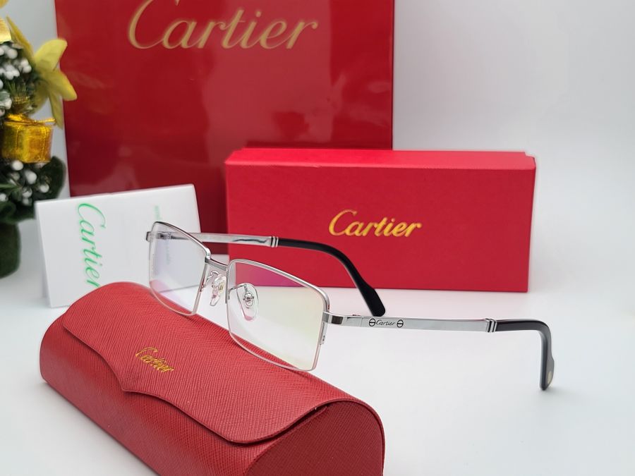 GỌNG KÍNH CARTIER TITANIUM - CARTIER CT3138838 SILVER